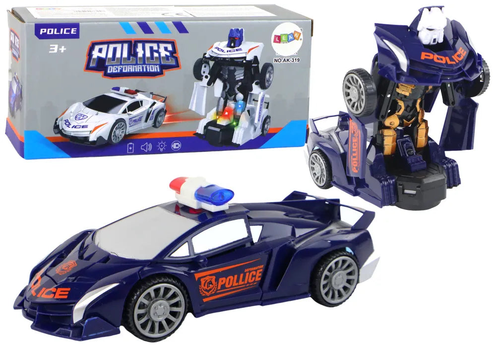 Policijos robotas automobilis 2in1